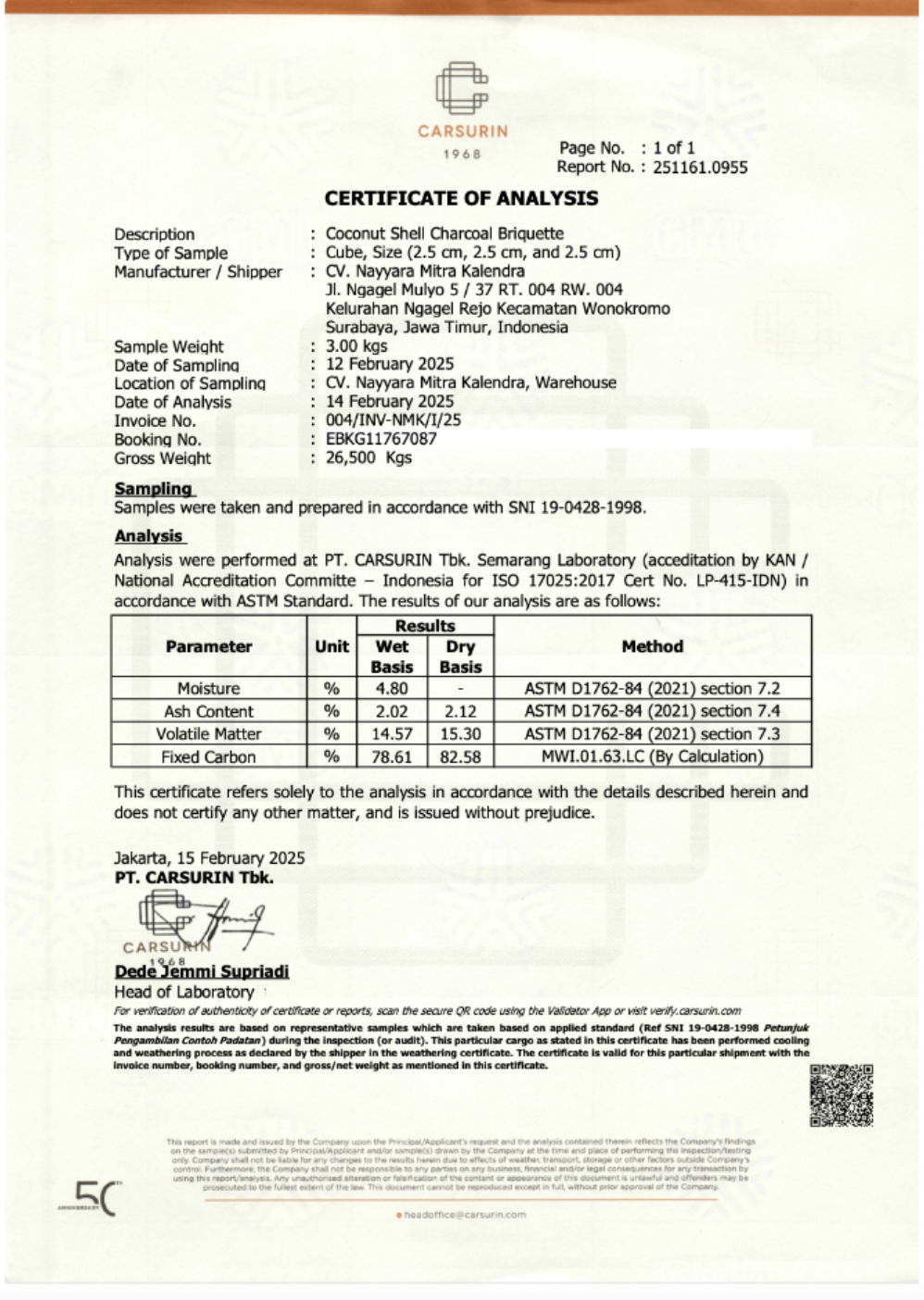 Certificate illustration representing quality assurance
