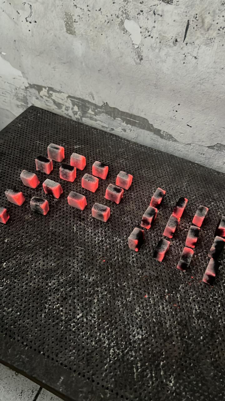 Quality inspection of cube briquettes